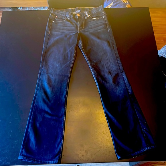 Armani Exchange Size 6 Reg Jeans Dk Blue like New. - Picture 1 of 6